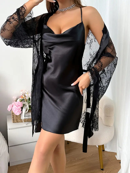 Soft as a sigh, Elegant as a dream - Light Silk Nightwear Set