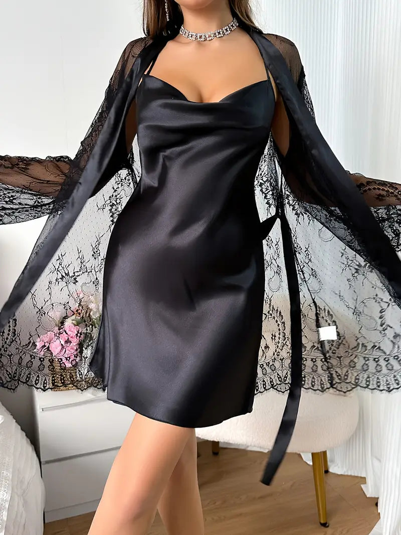 Soft as a sigh, Elegant as a dream - Light Silk Nightwear Set