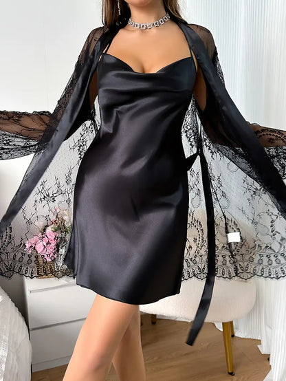 Soft as a sigh, Elegant as a dream - Light Silk Nightwear Set