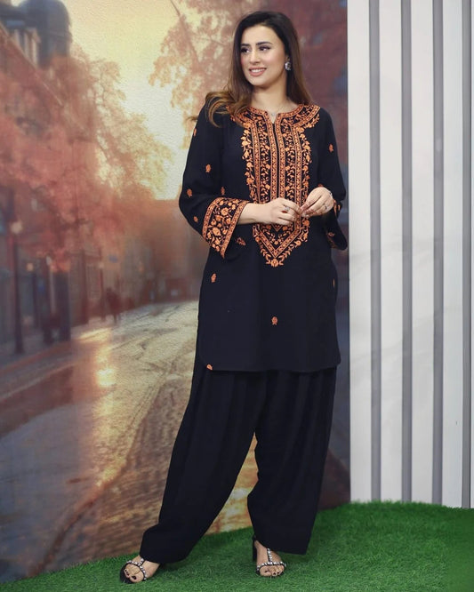 Premium Embroidered Cotton Shirt And Trouser